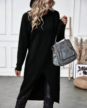 Elaine Sorbourne | Long Sleeve Knit Midi Sweater Dress For Women