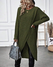 Elaine Sorbourne | Long Sleeve Knit Midi Sweater Dress For Women