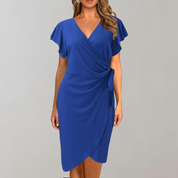 Diana Wrenford | Wrap Midi Dress For Women