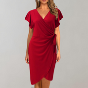 Diana Wrenford | Wrap Midi Dress For Women