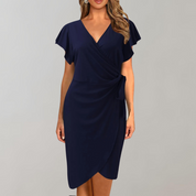 Diana Wrenford | Wrap Midi Dress For Women
