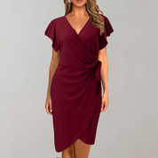 Diana Wrenford | Wrap Midi Dress For Women
