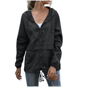 Clara Dunvale | Lightweight Hooded Rain Jacket For Women