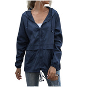 Clara Dunvale | Lightweight Hooded Rain Jacket For Women