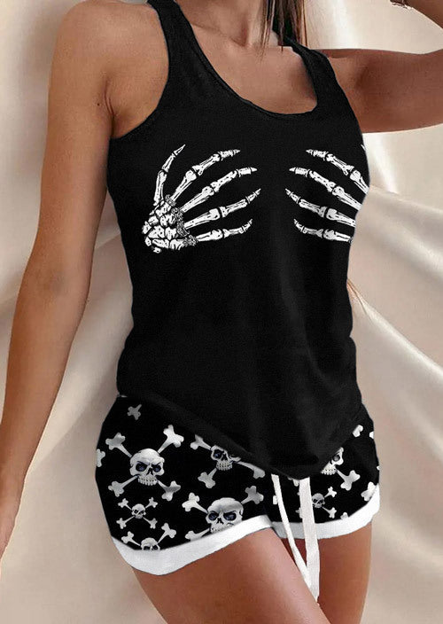 Trick & Treat | Pumpkin Halloween Pyjamas For Women