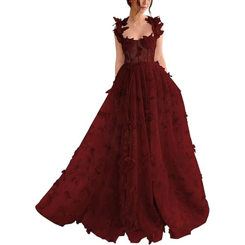 Rosamund Ainsley | Elegant Lace Formal Maxi Dress For Women