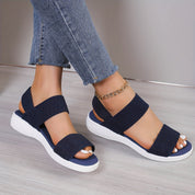Anastasia Bellmore | Lightweight Elastic Strap Sandals For Women