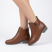 Eleanor Duncastle | Classic Tan Ankle Boots For Women