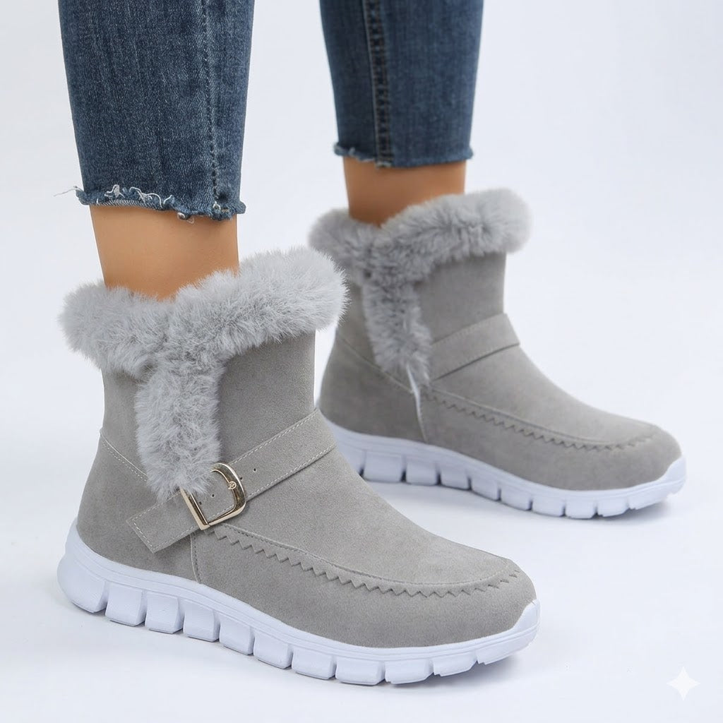 Margot Elsinore | Fur-Lined Winter Ankle Boots For Women