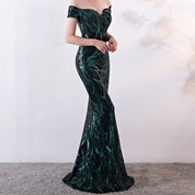 Francesca Lowell | Sequin Fishtail Formal Maxi Dress For Women