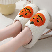 Miss Spooky | Pumpkin Halloween Slippers Unisex