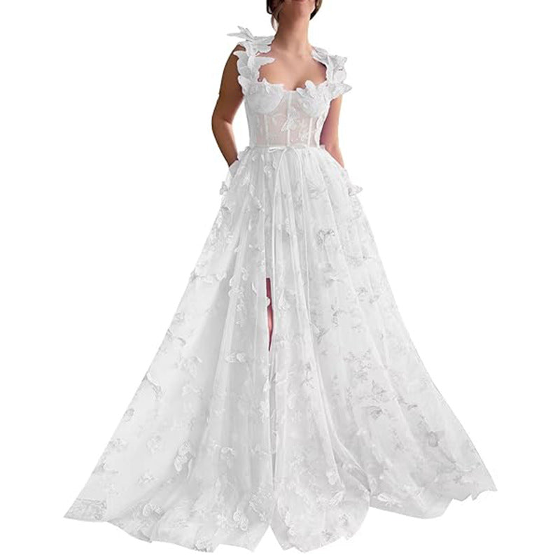 Rosamund Ainsley | Elegant Lace Formal Maxi Dress For Women