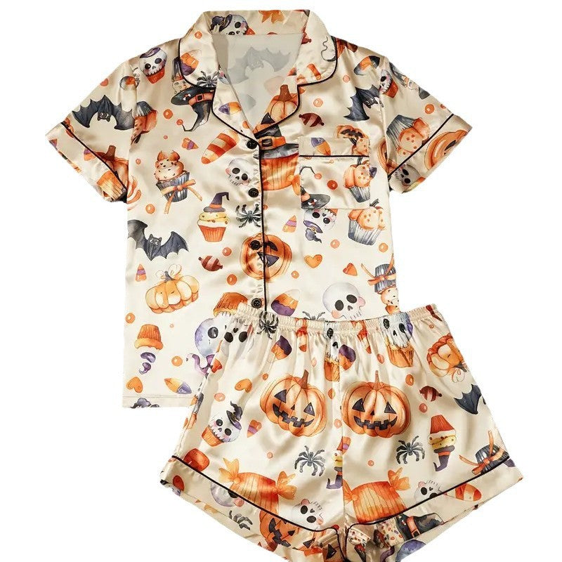 Haunted Pumpkin | Halloween Pyjama Set For Women