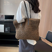 Adelaide Wrenworth | Woven Straw Tote Bag For Women