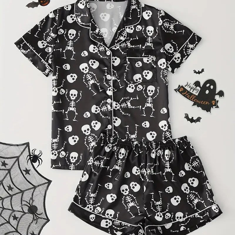 Haunted Pumpkin | Halloween Pyjama Set For Women