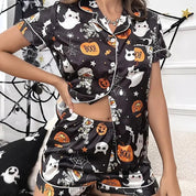 Haunted Pumpkin | Halloween Pyjama Set For Women