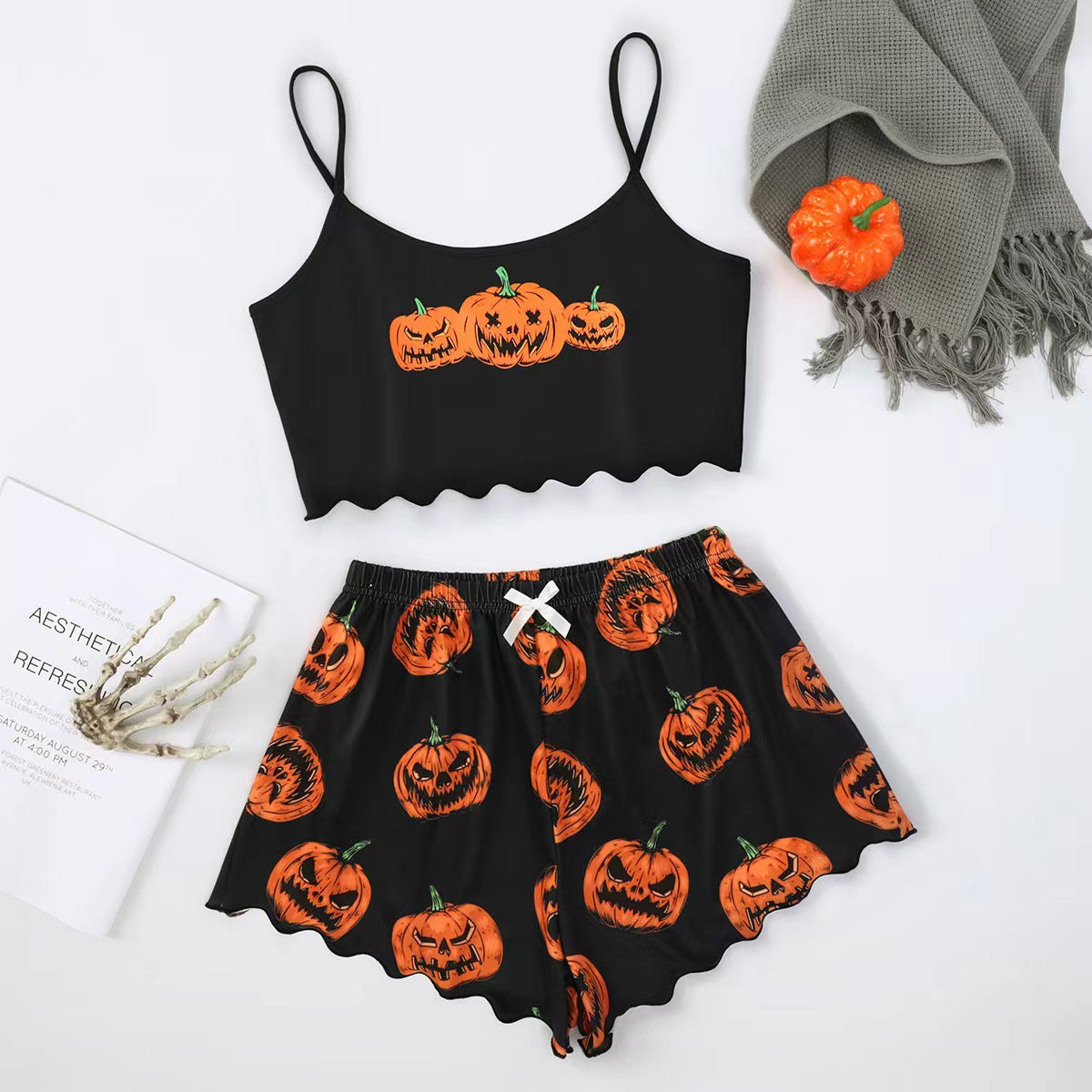 Pumpkin Patch | Pumpkin Halloween Pyjamas For Women