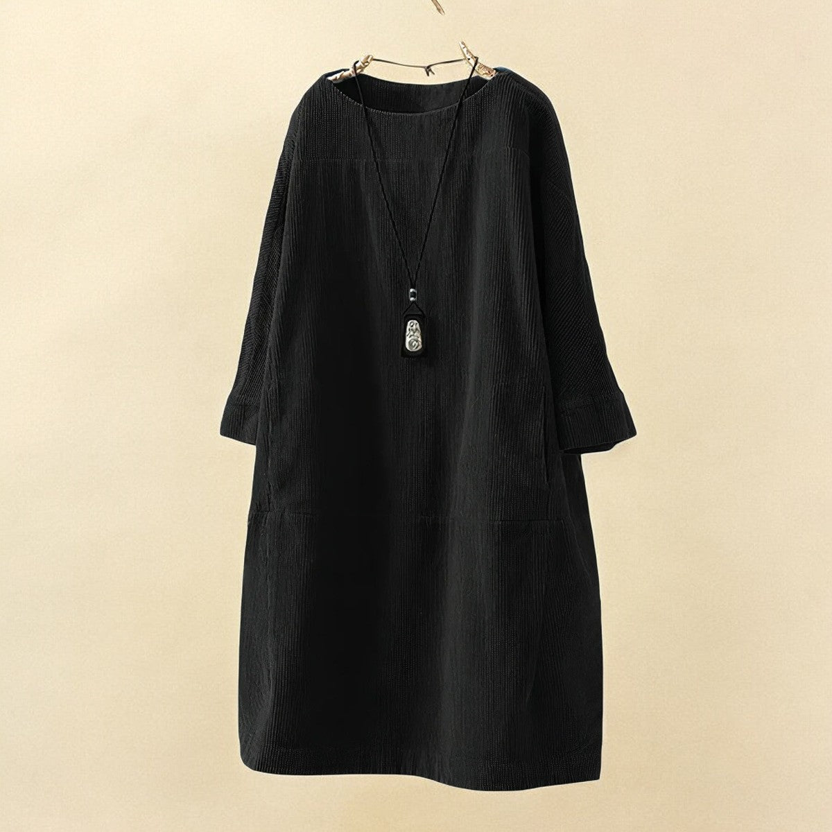 Maeve Collington | Corduroy Midi Shift Dress For Women