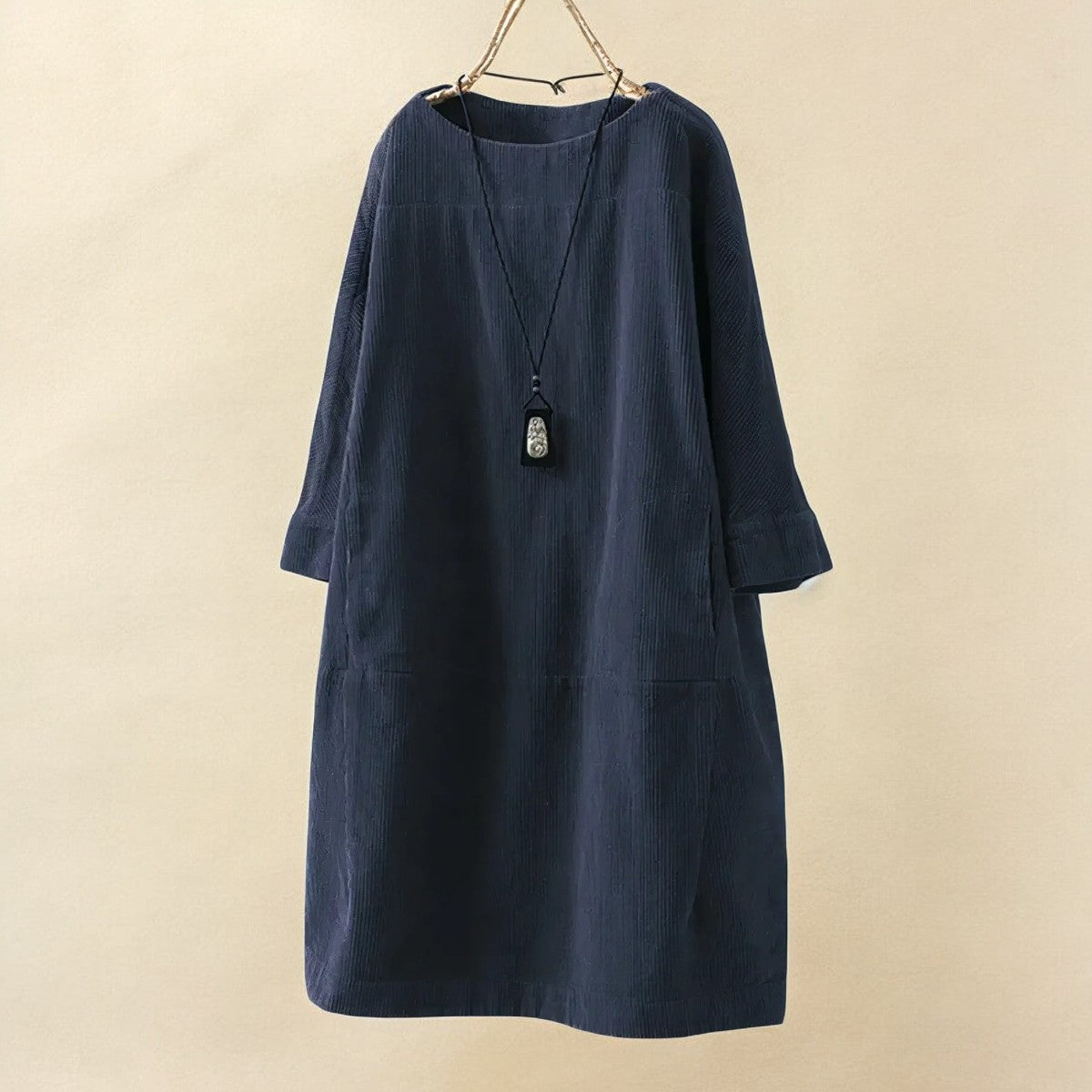 Maeve Collington | Corduroy Midi Shift Dress For Women