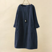 Maeve Collington | Corduroy Midi Shift Dress For Women