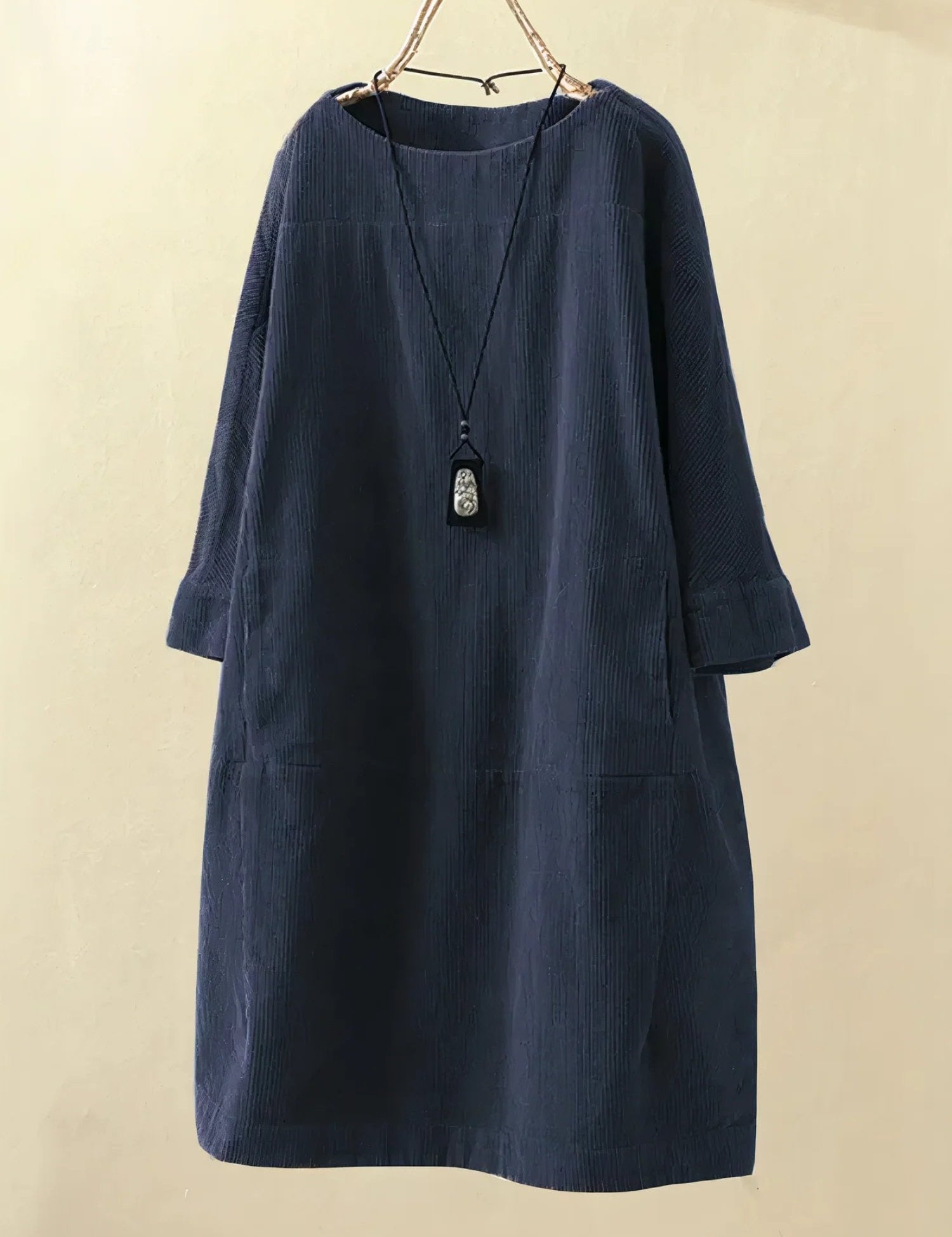 Maeve Collington | Corduroy Midi Shift Dress For Women
