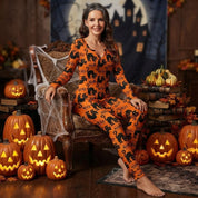 Black Cat Society | Black Cat Halloween Jumpsuit For Women
