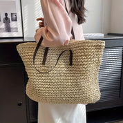 Adelaide Wrenworth | Woven Straw Tote Bag For Women