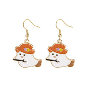 Broomstick Belle | Witch Hat Halloween Earrings For Women