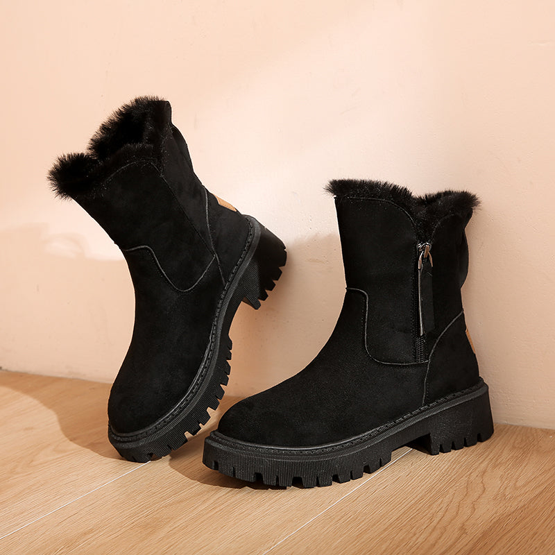 Harriet Collingdale | Fur Trim Ankle Boot For Women