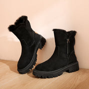 Harriet Collingdale | Fur Trim Ankle Boot For Women