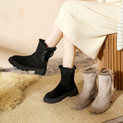 Harriet Collingdale | Fur Trim Ankle Boot For Women