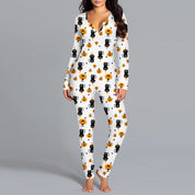 Black Cat Society | Black Cat Halloween Jumpsuit For Women