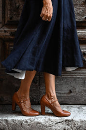 Evadne Blackmoor | Mary Jane Block Heel Pumps For Women