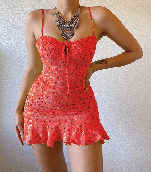 Lucinda Marchetti | Floral Summer Mini Dress For Women
