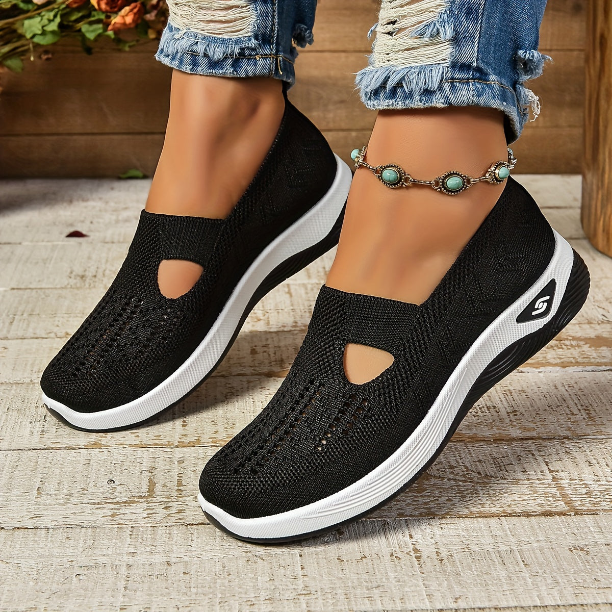Rosalind Fairvale | Slip-On Knit Sneaker For Women