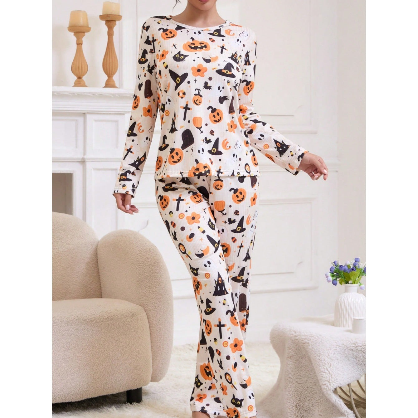 Ghostly Glow | Ghost Halloween Pyjamas For Women