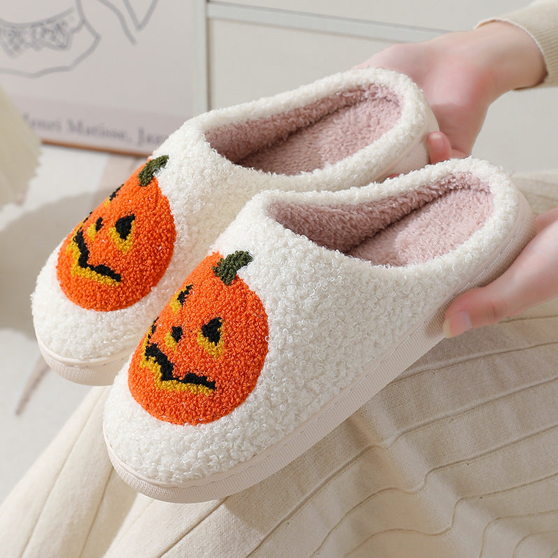 Miss Spooky | Pumpkin Halloween Slippers Unisex