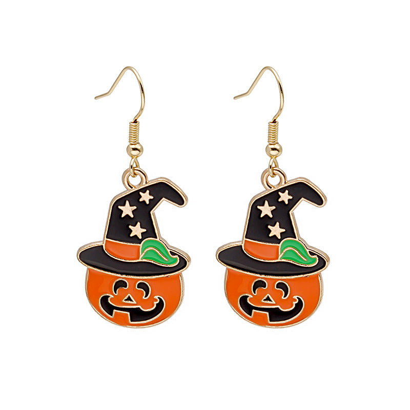 Broomstick Belle | Witch Hat Halloween Earrings For Women