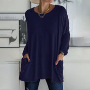 Harriet Voss | Oversized Long Sleeve Tunic Top For Women
