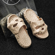 Midnight Bat | Skull Halloween Slippers For Women