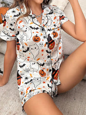 Haunted Pumpkin | Halloween Pyjama Set For Women