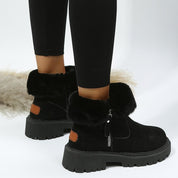 Veronica Slade | Faux Fur Lined Ankle Boots For Women