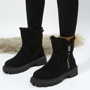 Veronica Slade | Faux Fur Lined Ankle Boots For Women