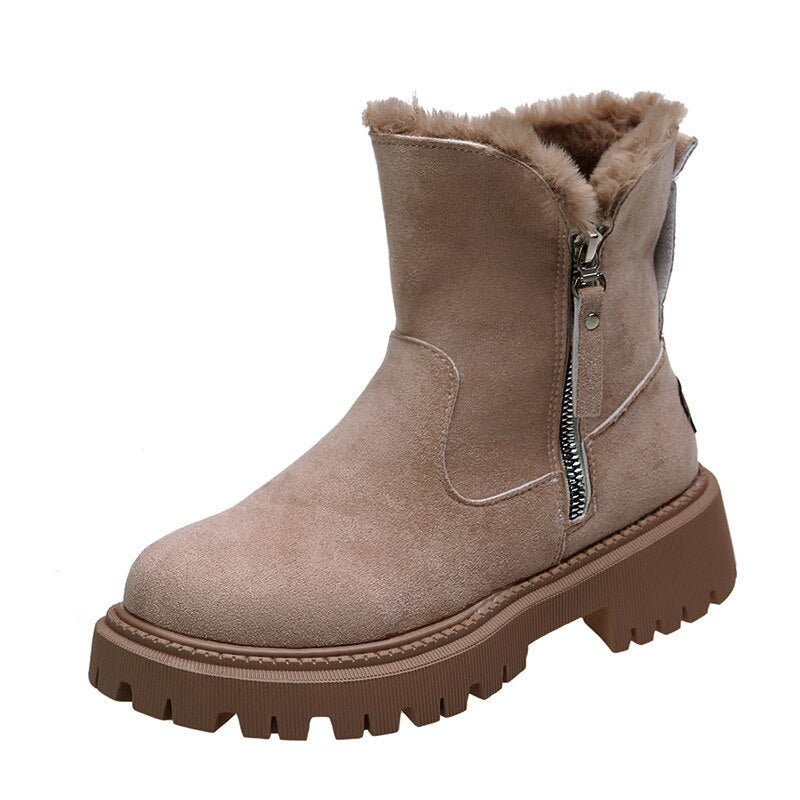 Veronica Slade | Faux Fur Lined Ankle Boots For Women