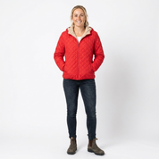 Rosemary Fincham | Quilted Hooded Zip-Up Jacket For Women