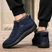Douglas Hartwell | Fur-Lined Slip-On Snow Ankle Boots For Men