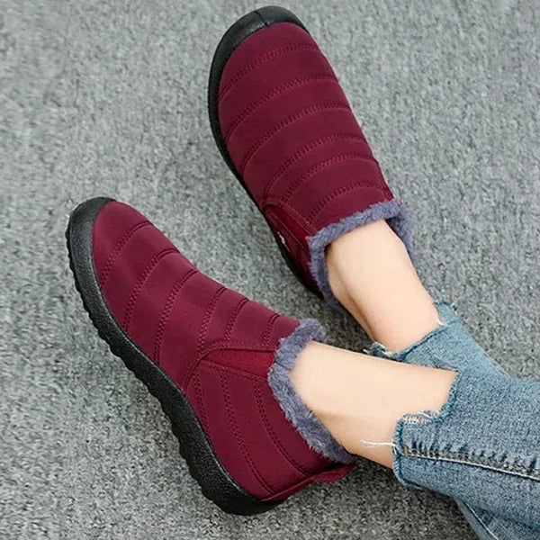 Douglas Hartwell | Fur-Lined Slip-On Snow Ankle Boots For Men