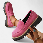 Phoebe Kensington | Classic Chunky Sole Penny Loafers For Women