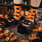 Little Boo | Pumpkin Halloween Slippers For Women