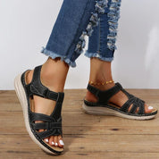 Winifred Lacombe | Gladiator Flat Sandals For Women